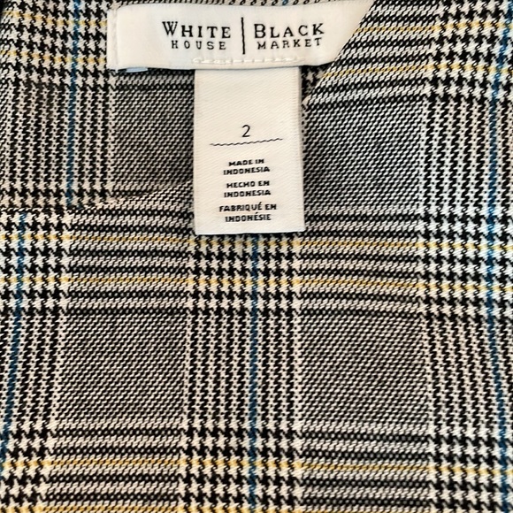White House Black Market Plaid Dress - Picture 4 of 4